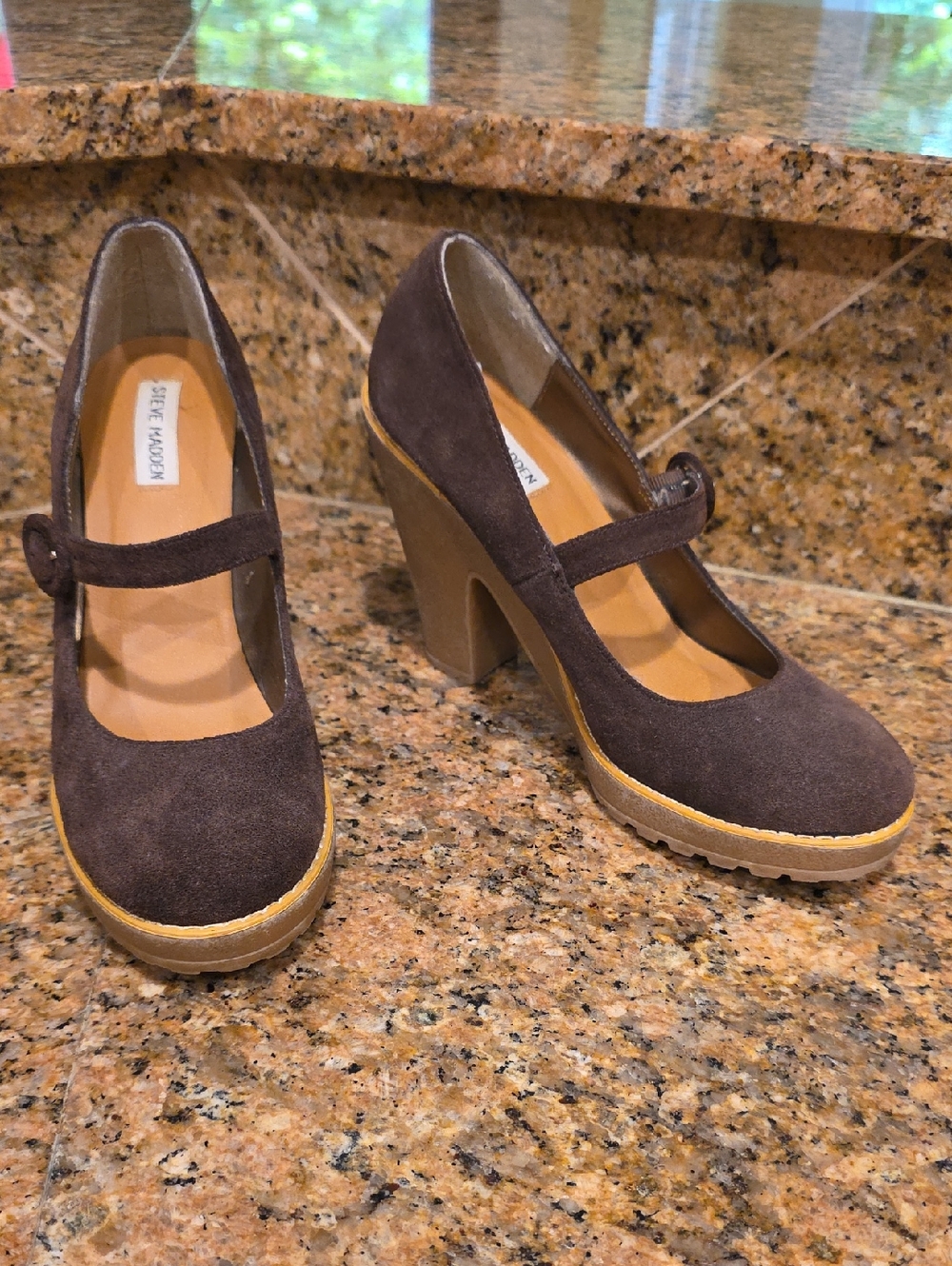 Steve Madden Meliny Block Heels - SZ 10
